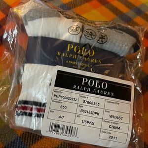 New polo socks boys size 4-7